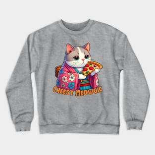 Pizza cat Crewneck Sweatshirt
